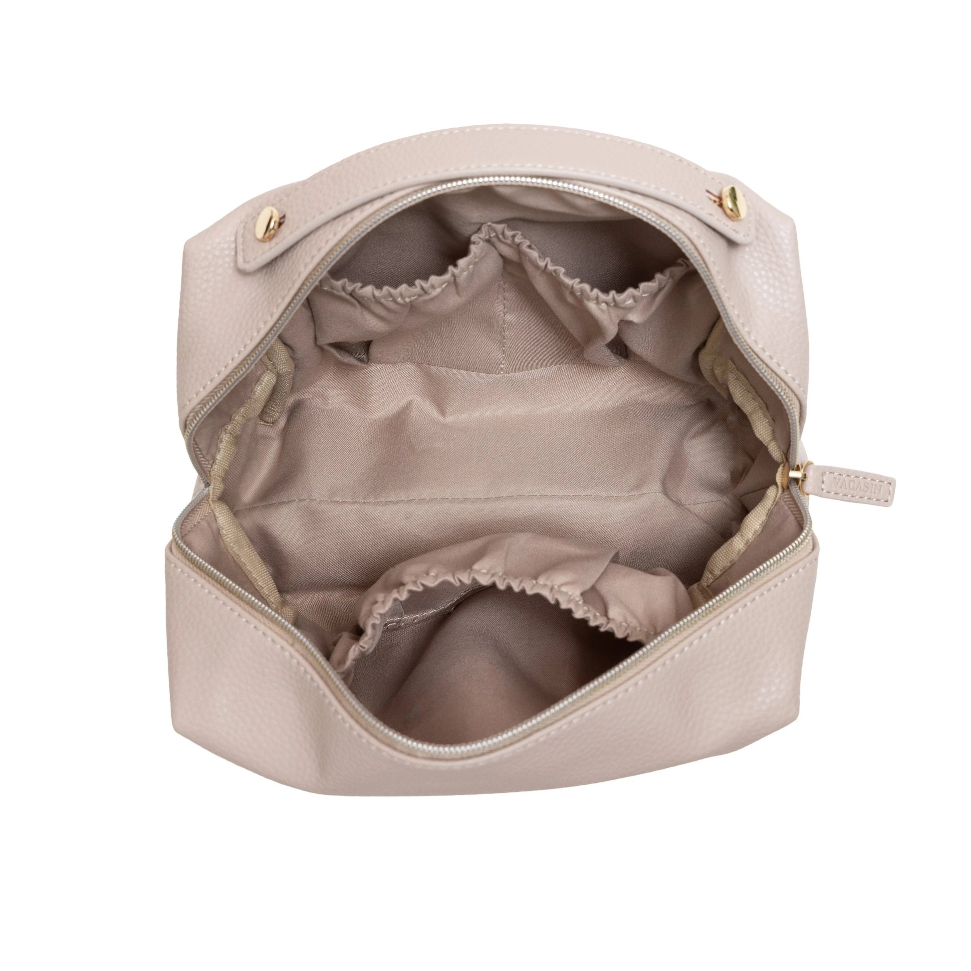 Vegan Leather Cosmetic Bag – Chic Travel Organizer VACASIN